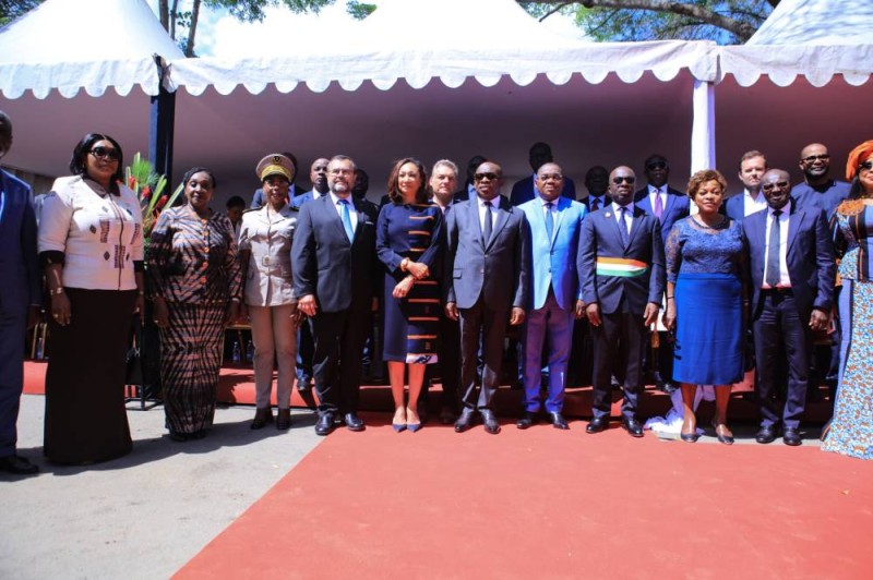 Plusieurs membres du gouvernement ont participé à l'inauguration de cette Maison dédiée à l'art. (Dr)