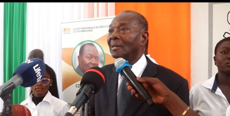 Pr. Saliou Touré, président de la Société mathématique de Côte d'Ivoire