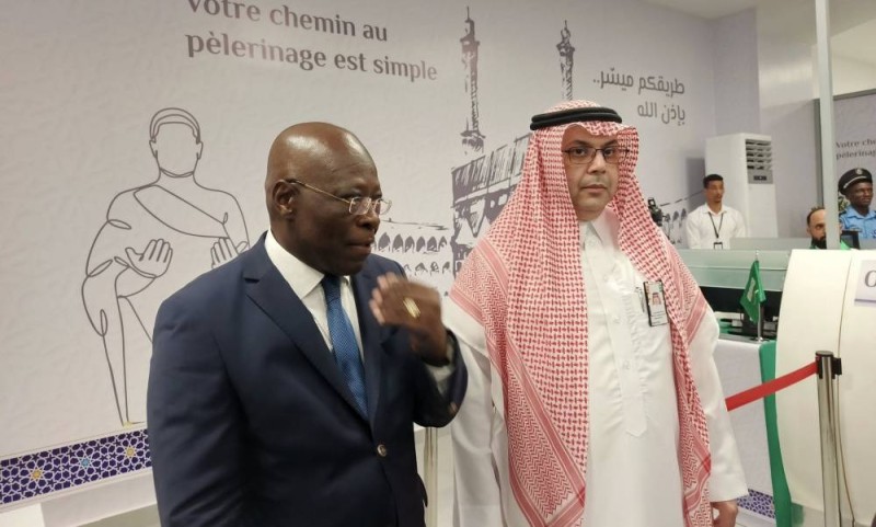 Le Dg d’AERIA, Aka Manouan et SEM Saad Bakheat Alqatami
