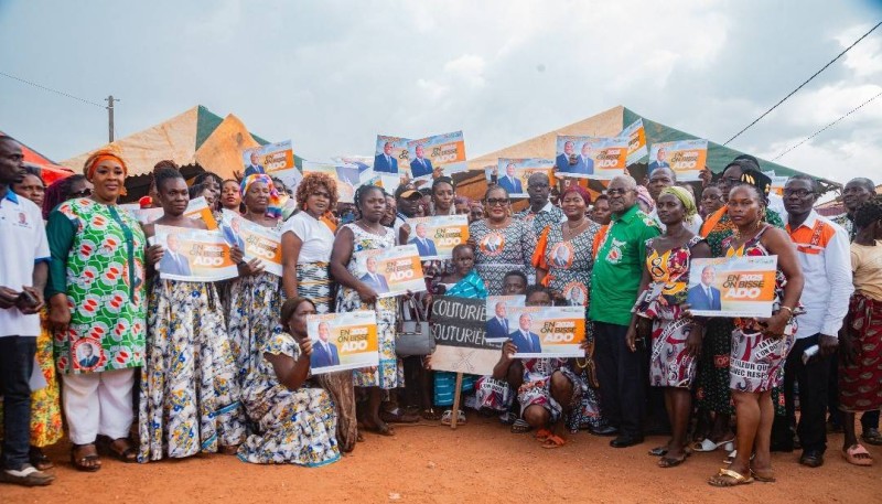Election présidentielle, Harlette Badou en croisade pour le « KO » d’Ouattara dans sa région