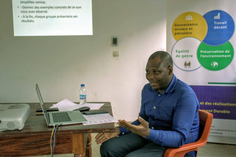 Léonard Kouakou, président d’Ads, s'est dit très heureux. (DR)