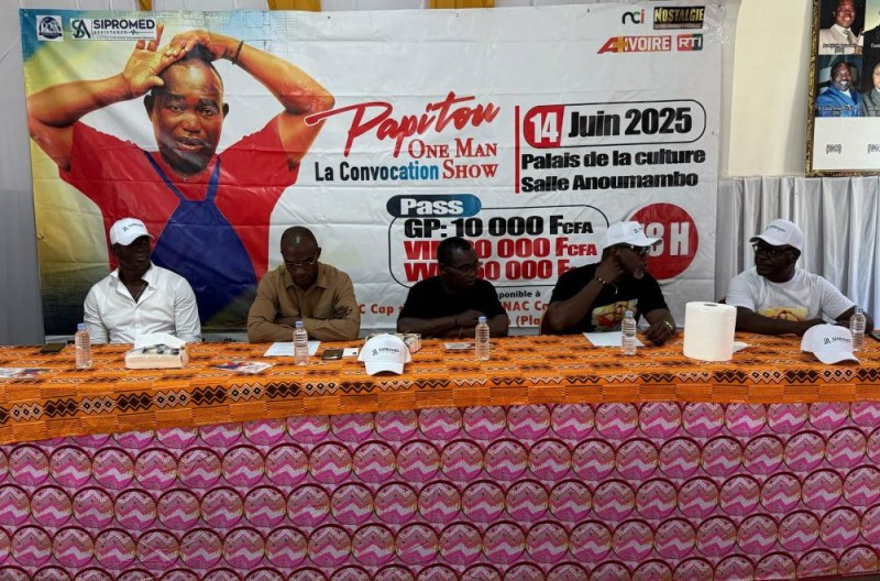 Papitou va monter sur scène pour prôner l'amour et la paix en humour. (Ph: Dr)