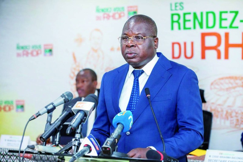 Amedée Kouakou, président du Comité d'organisation du congrès désigné par le président du parti, Alassane Ouattara. DR