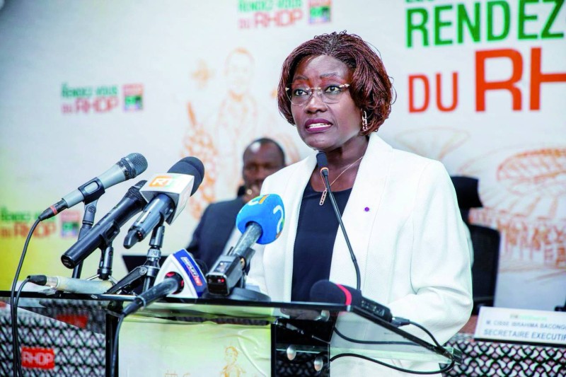 Mariatou Koné, présidente du comité scientifique du congrès du Rhdp. (DR)