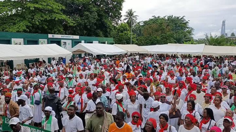 Les militants du Pdci-Rda étaient réunis au siège de leur parti à Cocody. (Ph: Dr)