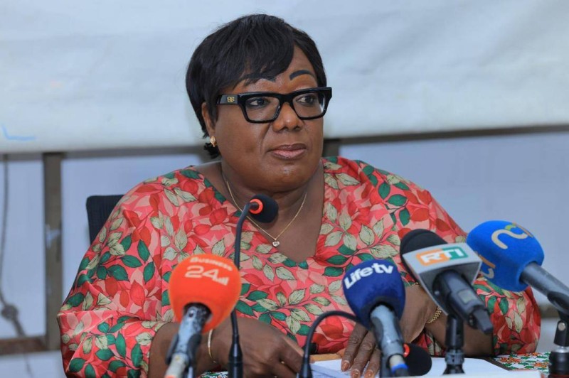La ministre d'Etat, Anne Désirée Ouloto. (DR)