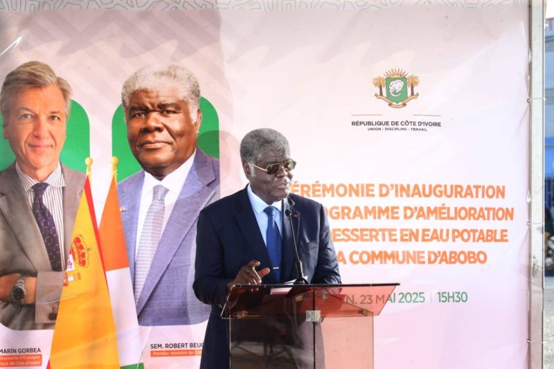 Le Premier ministre ivoirien Robert Beugré Mambé. (Ph: Poro Dagnogo)