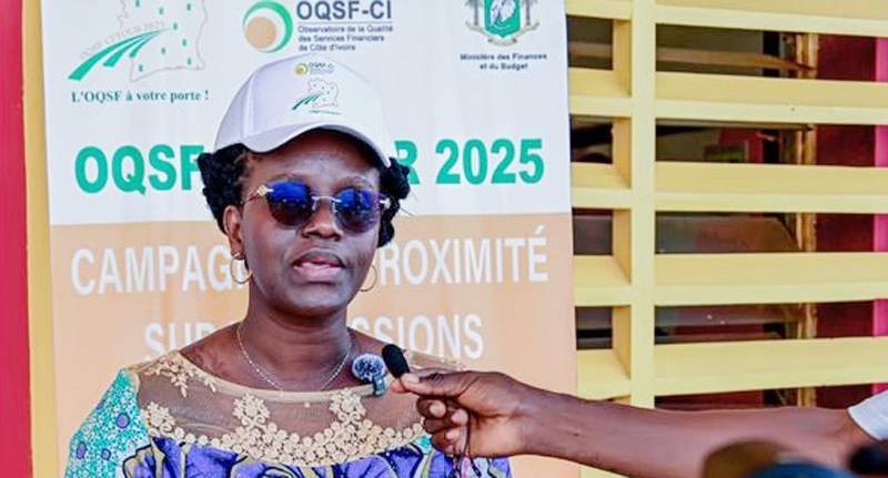 La secrétaire exécutive de l'Oqsf-CI, Léocadie Loukou Yao. (Ph: Dr)