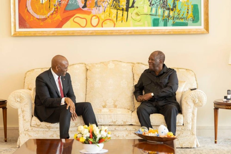 Tony Elumelu  reçu par le Président Ouattara, ce jeudi 29 mai 2025