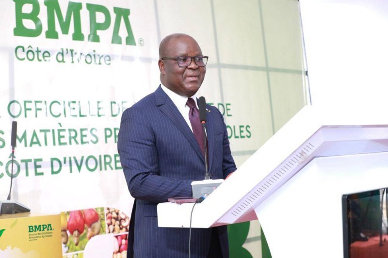 Dr Edoh Kossi Amenounvé, directeur général de la Brvm. (Ph: Julien Monsan)
