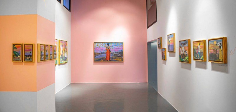 Les œuvres Joanna Choumali sont exposées à la Galerie Farah Fakhri jusqu'au 25 juillet.