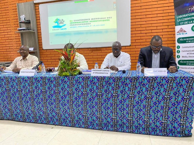 Les organisateurs de la rencontre d'Abidjan. (Ph: Dr)