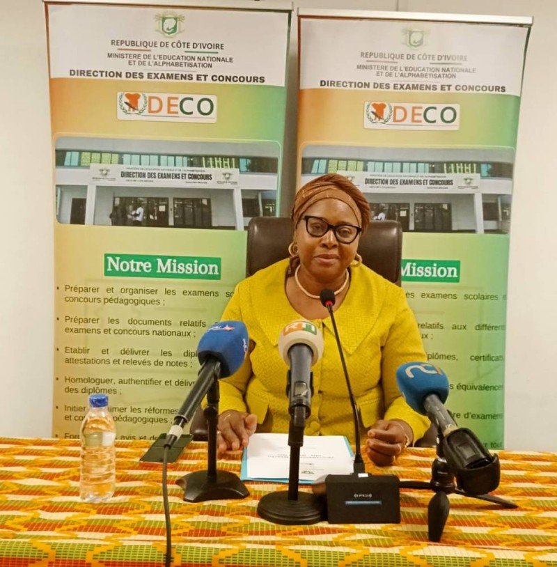 Diarra Kadidiatou Badji, directrice des examens et concours. (Ph: Dr)