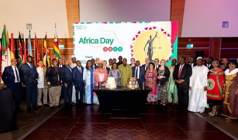 Les ambassadeurs africains réunis pour célébrer l’unité du continent à l’occasion de la Journée de l’Afrique 2025, à Londres.