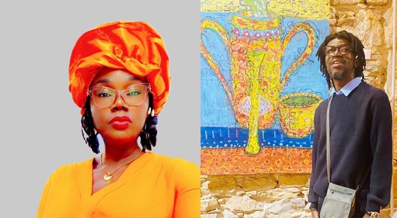 Les artistes plasticiens Bedy Art et G. Nea seront sur les cimaises en France. (montage photo: Fratmat.info)
