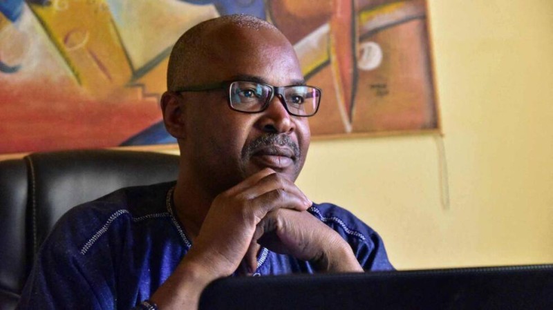 Moussa Tchangari, secrétaire général de l'association Alternative Espaces Citoyens, un mouvement de la société civile nigérienne (archive de 2016). AFP - ISSOUF SANOGO