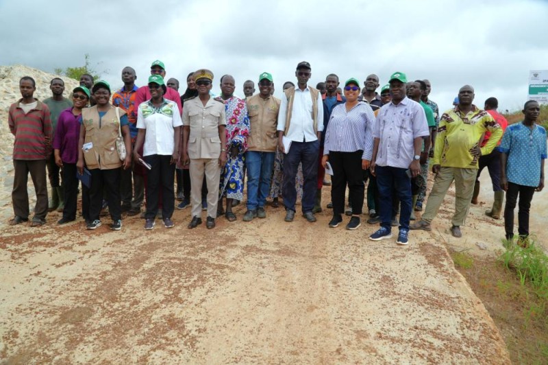 Plusieurs agriculteurs et société coopératives agricoles
bénéficient du projet 2PAI-Bélier. (Ph: Dr)