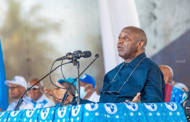 Laurent Gbagbo, président du Ppa-CI. (DR)