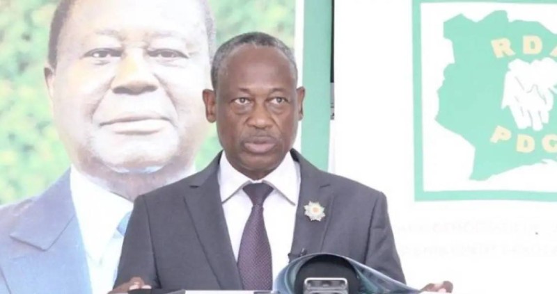 Le porte-parole du Pdci-Rda, Kouassi Bredoumy Soumaïla. (Ph: Dr)