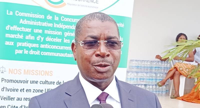 Gaspard Jean Michel Kouadio N'Guessan, vice-président de la Commission de la concurrence. (Ph: Dr)