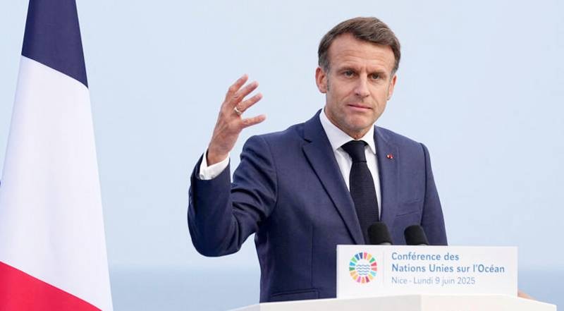 Emmanuel Macron, Président de la République française, lors de la 3e Conférence des Nations unies sur l’océan. (Ph: Dr)