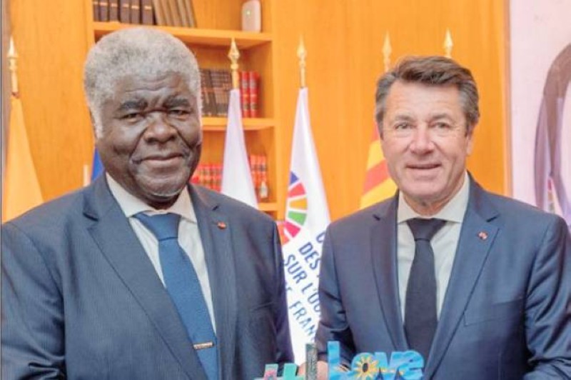 Le Premier ministre et le maire de Nice renforcent l'amitié entre Abidjan et la Côte d'Azur. (Ph: Primature)