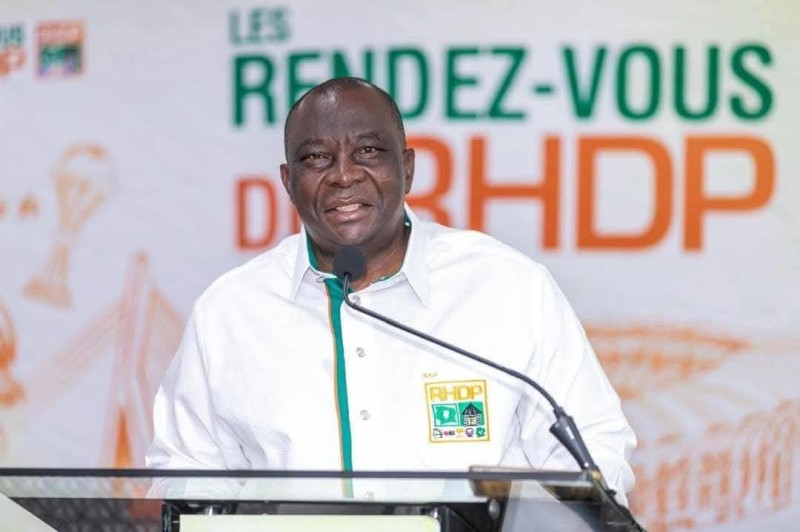 Kobenan Kouassi Adjoumani, porte-parole principal du Rhdp. (Ph: Dr)