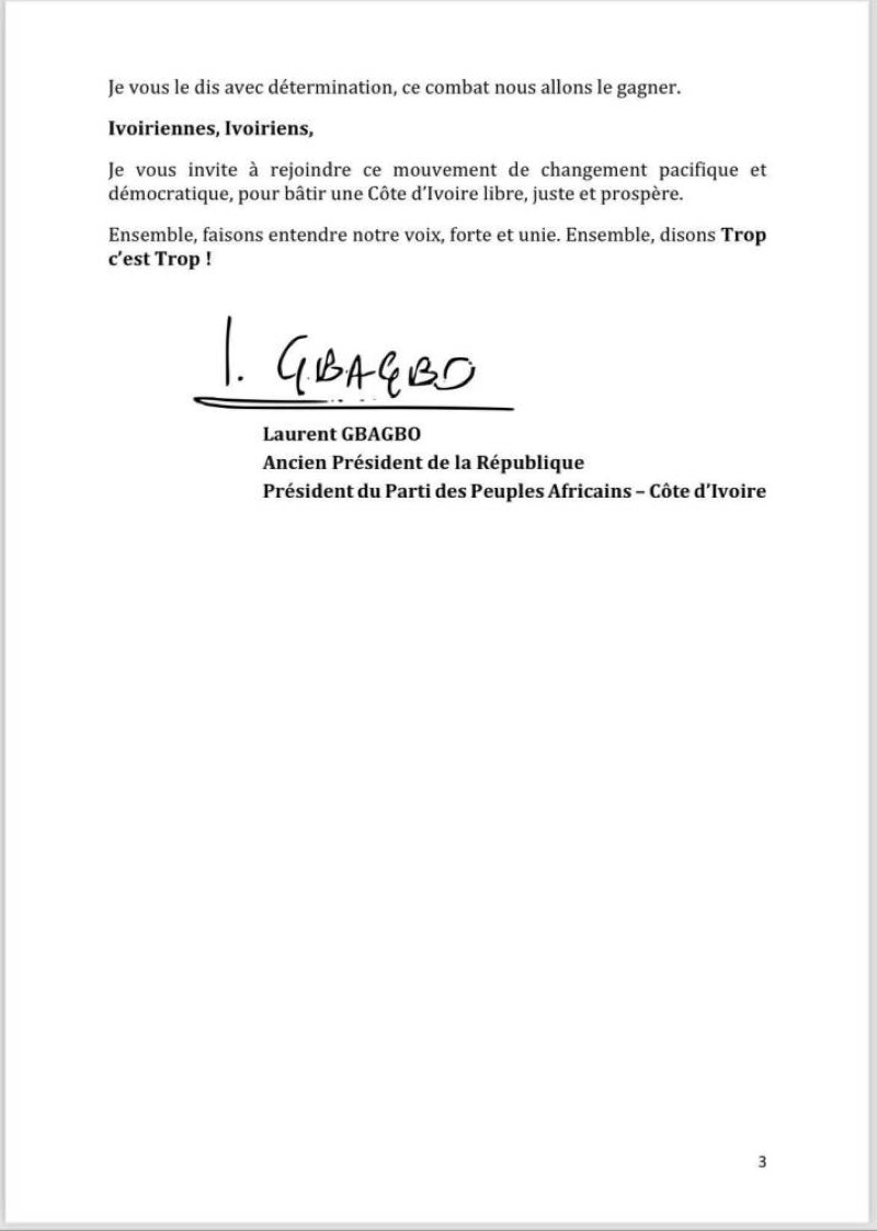 La lettre 2