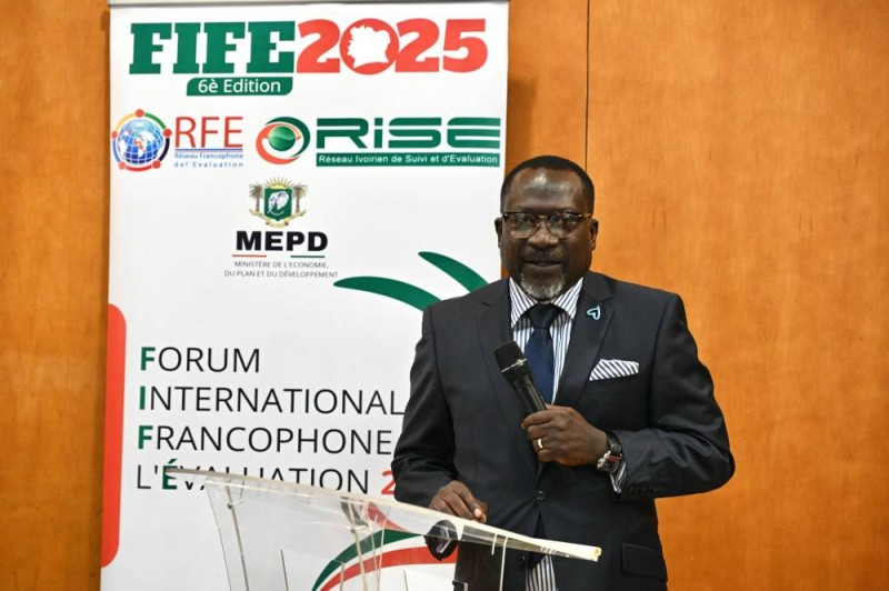 Le Représentant de l’Unicef en Côte d’Ivoire, Jean François Basse, a fait une déclaration à l’occasion de l’évènement. (Ph: Dr)