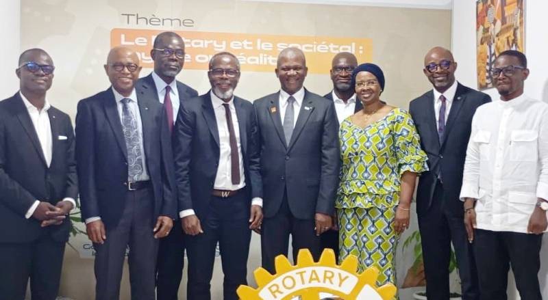 Le prochain gouverneur du district Rotary 9101 formel sur les actions de l'organisation. (Ph: Dr)
