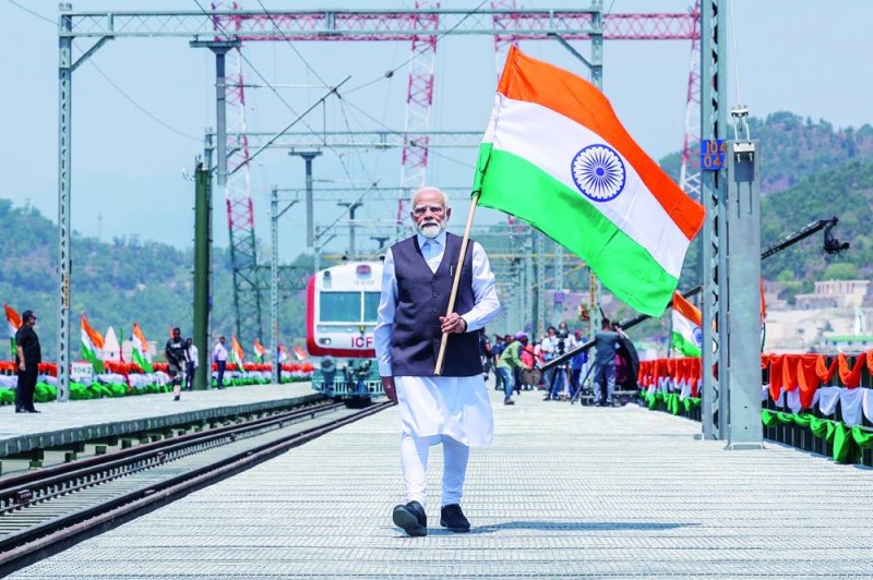 Ce chef-d'œuvre infrastructurel jouera un rôle clé dans la connexion de la région du Jammu-et-Cachemire au reste de l'Inde. (Ph: Dr)