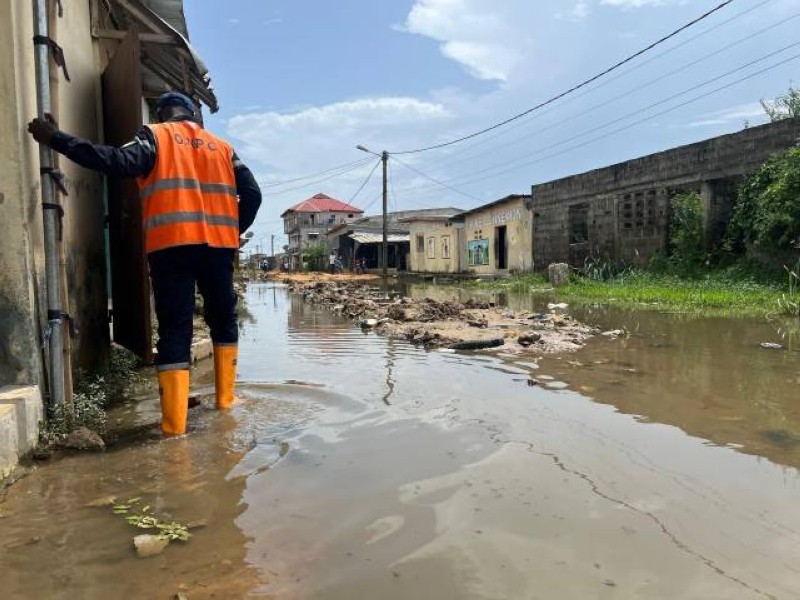 Inondation à Bonoua