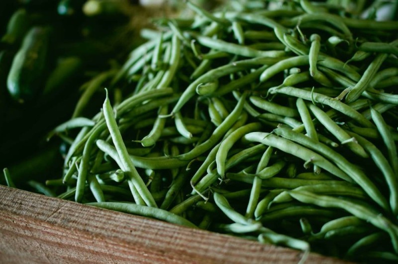 L'haricot vert.