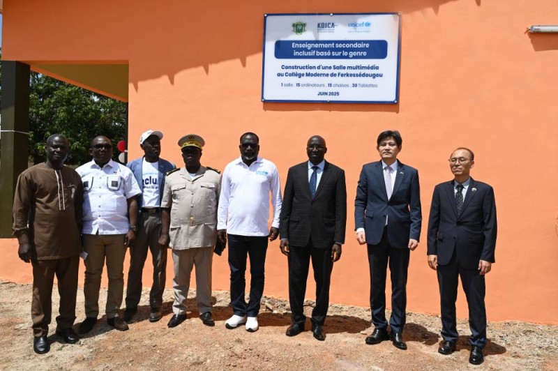 L’Unicef et l’Agence coréenne sont fières de contribuer à bâtir aux côtés des autorités ivoiriennes une société plus équitable. (Ph: Dr)