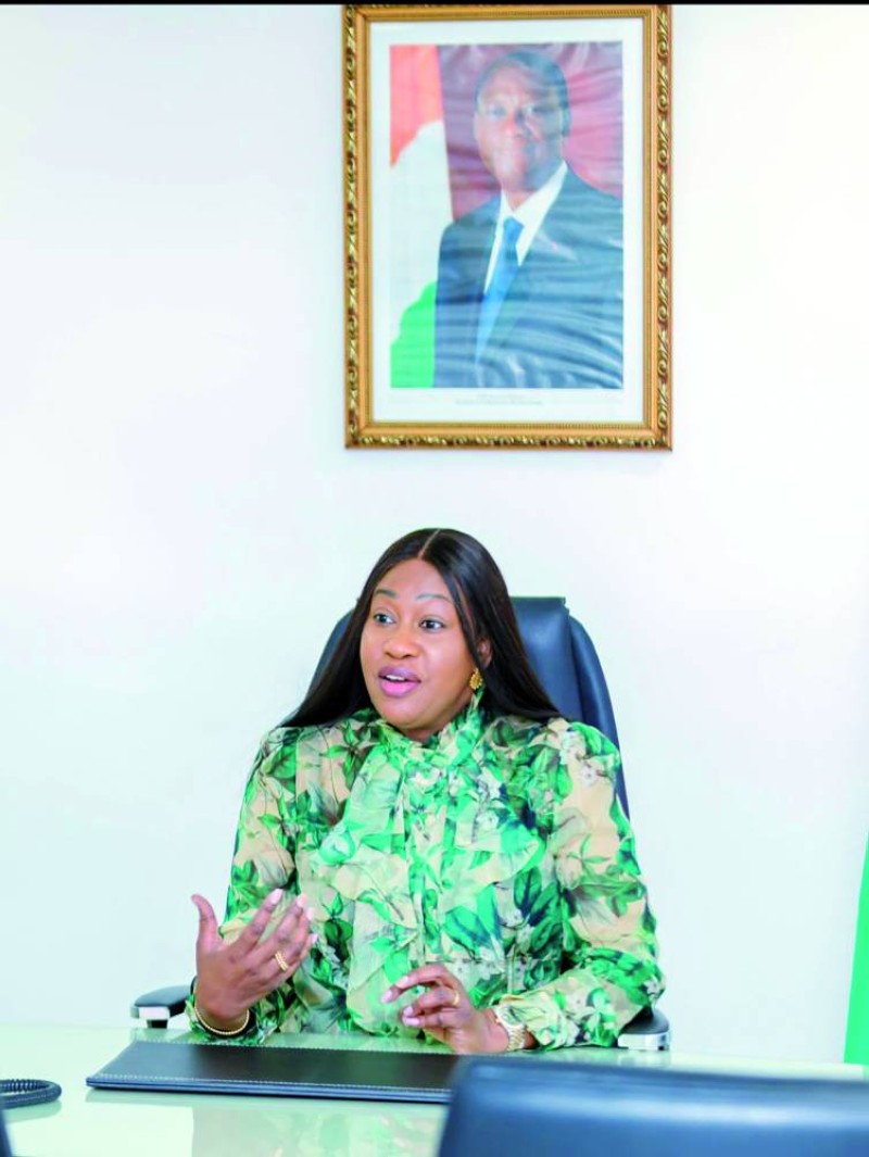 Karitia Coulibaly-De Medeiros, Directrice générale de l’Agence nationale de la formation professionnelle. (Ph: Dr)