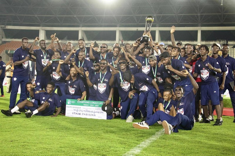 Le Stade,champion de Côte d'Ivoire, met son titre en jeu à partir du 15 août 2025. (Ph: Dr)