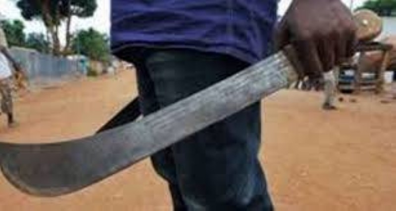 L'homme à la machette arrêté. (DR)