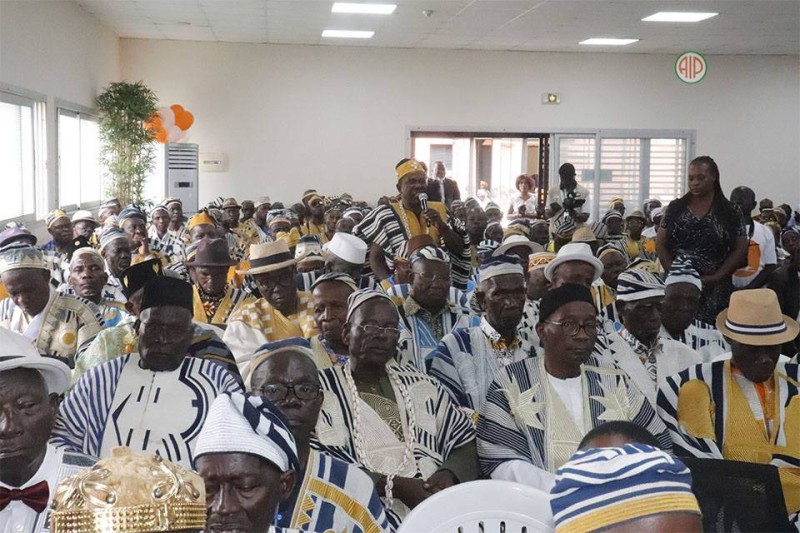 Les chefs et rois ne veulent pas de lla guerre en Côte d'Ivoire.