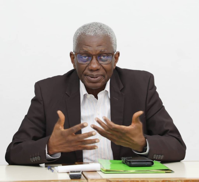 Samba Koné, président de l'Autorité nationale de la presse. (Ph: Julien Monsan)