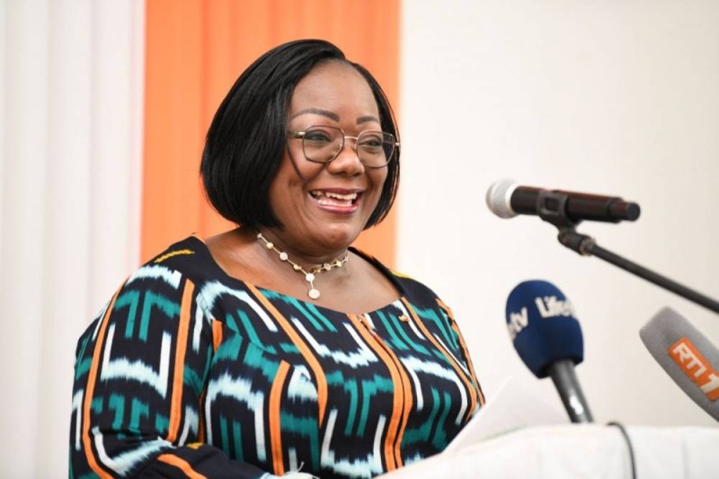 La ministre d’État, ministre de la Fonction publique et de la Modernisation de l’administration, Anne Désirée Ouloto. (Ph: Dr)