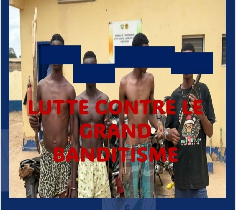 Des malfaiteurs interpellés. (Ph: Dr)