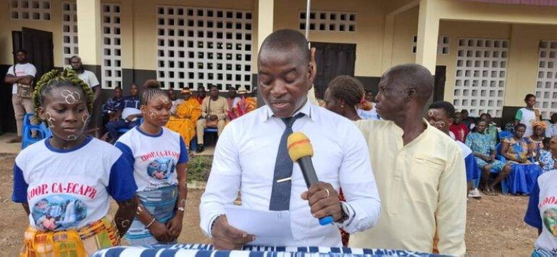 Le président Sawadogo Wahabo s’est engagé à produire un cacao de qualité. (Ph: Dr)