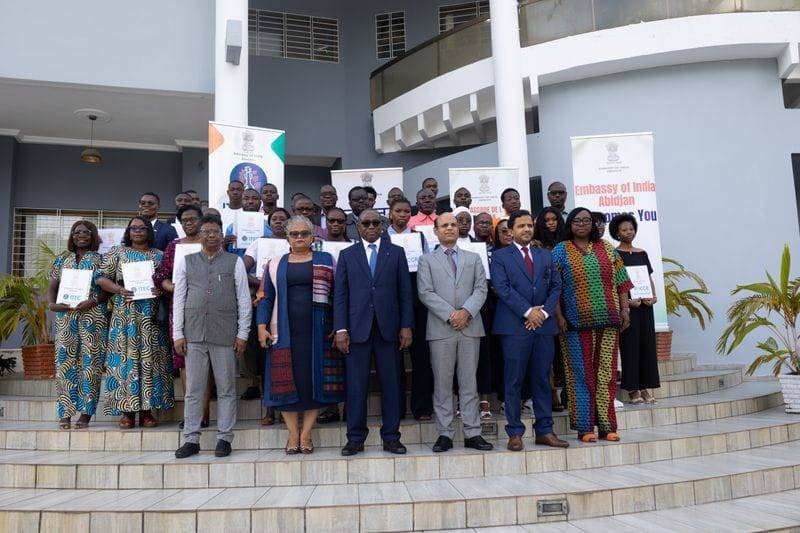 Le ministre de l’Enseignement technique, de la formation professionnelle et de l’apprentissage a salué la gratitude de l'ambassade de l'Inde. (dr)