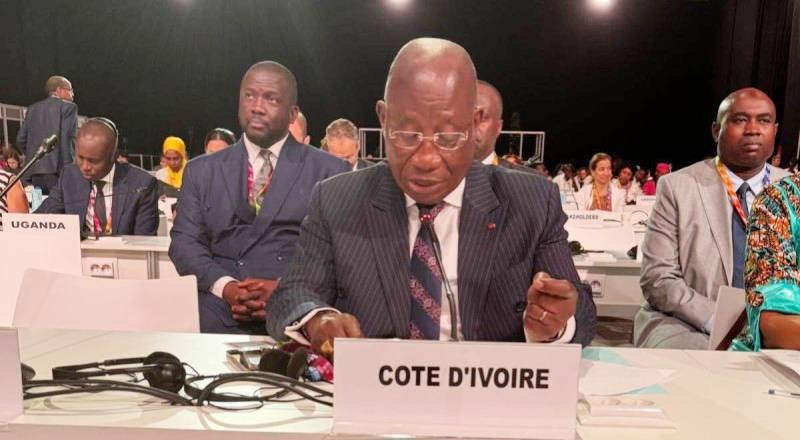 Le ministre des Affaires étrangères, Léon Kacou Adom. (Ph: Dr)