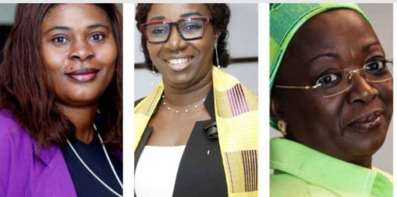 Les trois candidates probablement en lice,
Aimée Gnamien Aman, Rolande Koffi et Mariam Dao Gabala