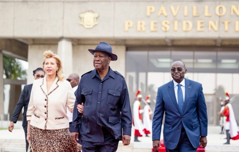 Le coupleprésidentiel, ce vendredi 4 juillet 2025