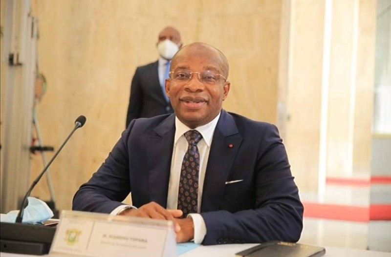 Le ministre du Tourisme et des Loisirs,Siandou Fofana