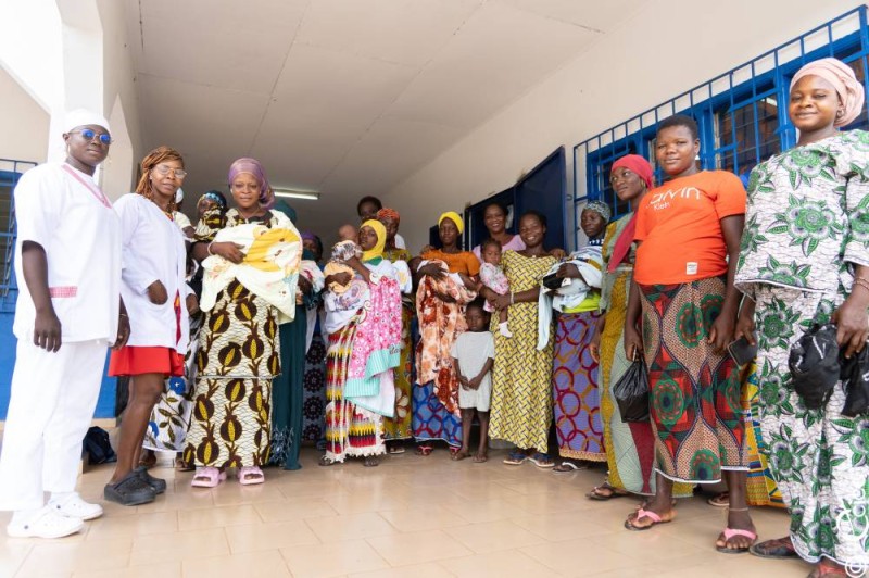 Les patientes ne tarissent pas d'éloges sur les qualités humaines et professionnelles de Makouéta Touré Bakayoko. (Ph: Dr)