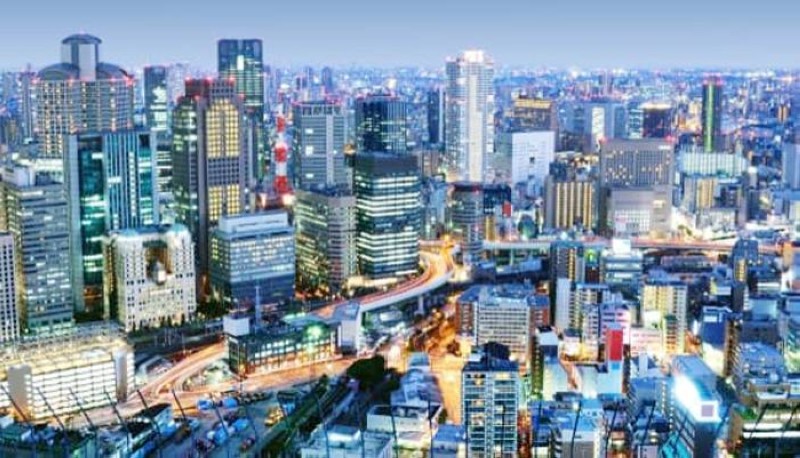 Une vue d'Osaka, la troisième plus grande ville du Japon. (Ph: Dr)