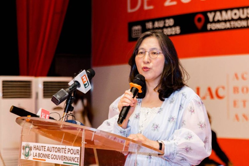 Yoojin Choi, la responsable de la formation et du développement des capacités de l'Iaca. (Ph: Dr)